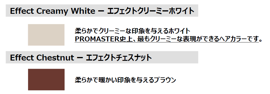 プロの表現力を解き放つサロン向けヘアカラーシリーズ「PROMASTER